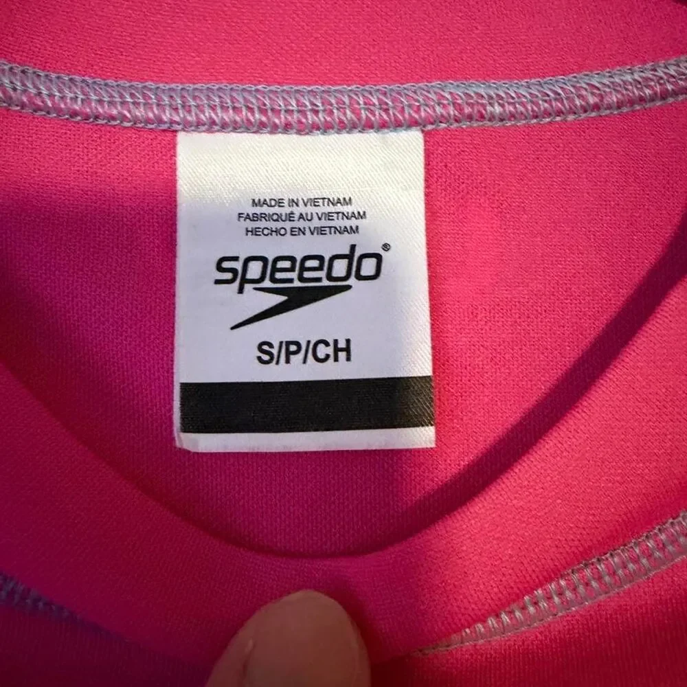 Speedo girls rashguard